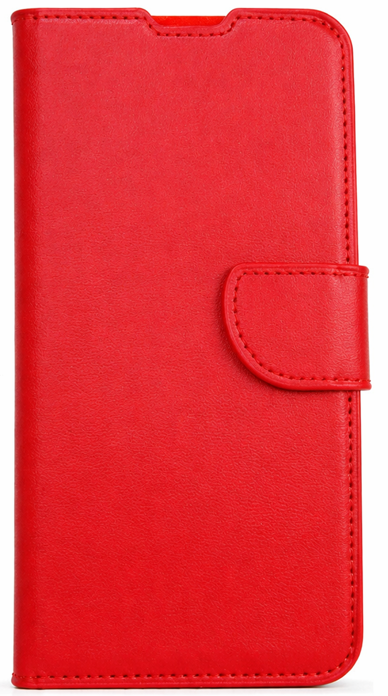 Tel1 Samsung Galaxy A20e Magnetic Closure Soft Interior Θήκη Βιβλίο - Red