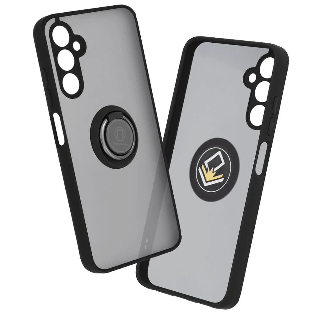 Techsuit Glinth Samsung Galaxy A05s Θήκη Με Πλαίσιο Σιλικόνης Φιμέ - Βlack