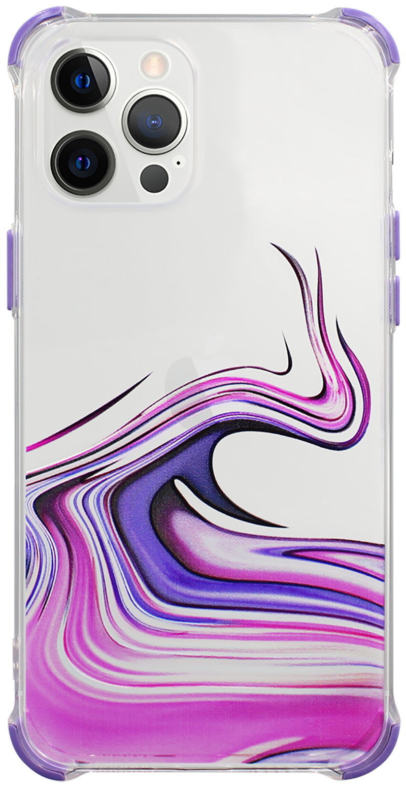 Forcell iPhone 11 Pro Watercolor Shockproof Design 1 Θήκη Σιλικόνης με Σχέδιο