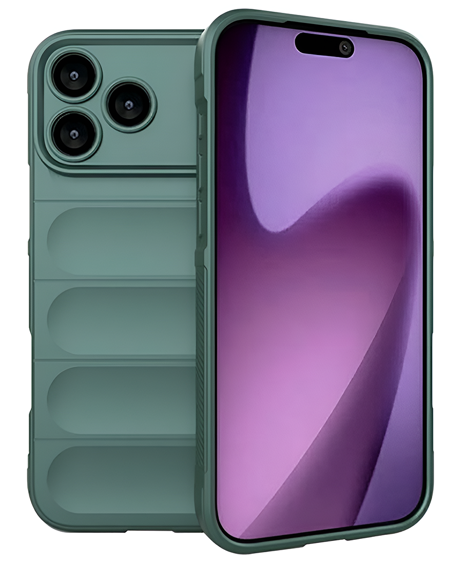 Techsuit iPhone 17 Pro Max Magic Shield Θήκη Σιλικόνης - Green