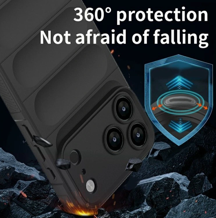 Techsuit iPhone 17 Pro Max Magic Shield Θήκη Σιλικόνης - Blue