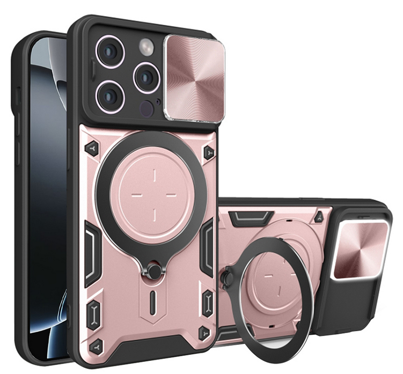 Techsuit iPhone 16 Pro Camguard Pro Θήκη Σκληρή - Rose Gold