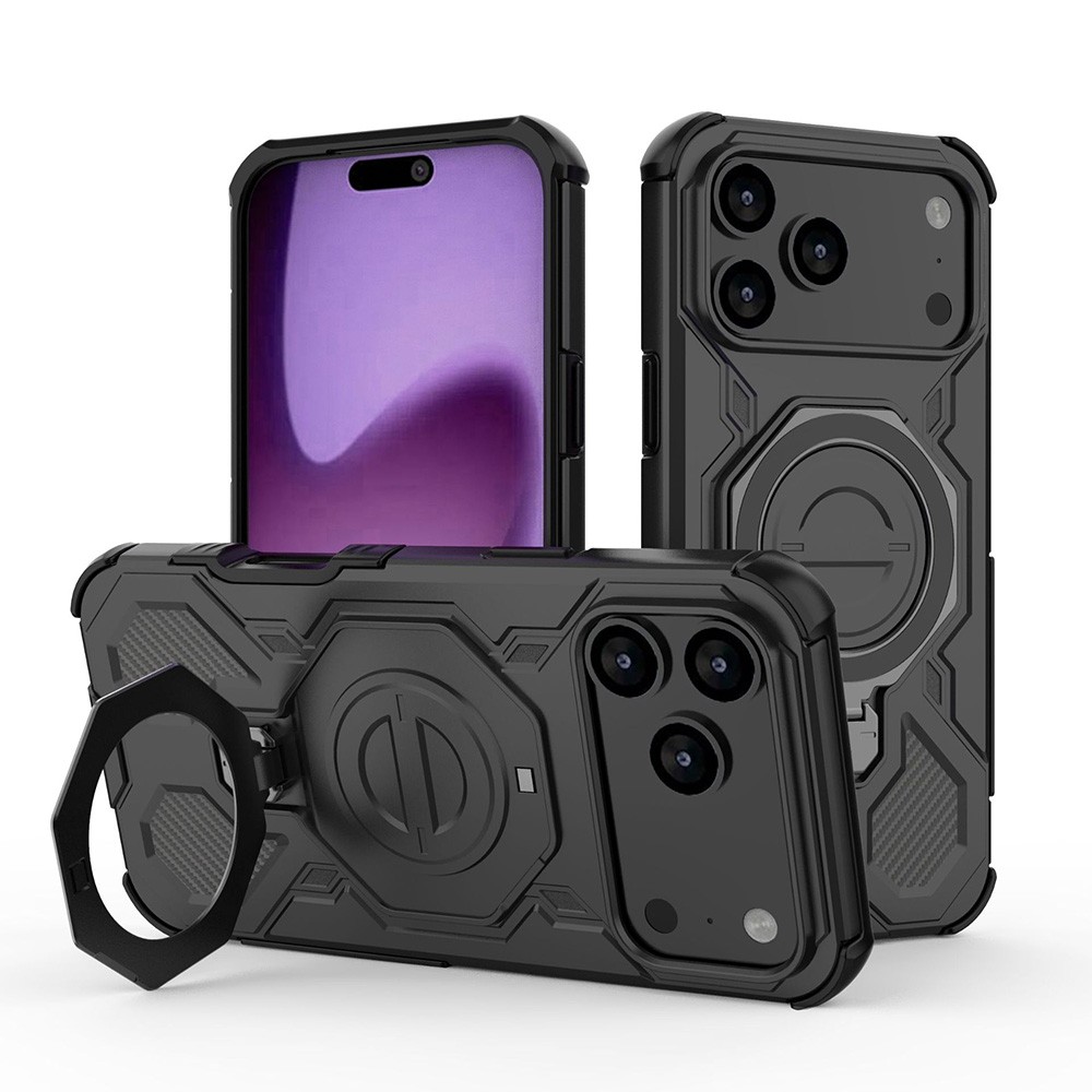 Techsuit iPhone 17 Pro Carbon Shield Pro Θήκη Σκληρή - Black