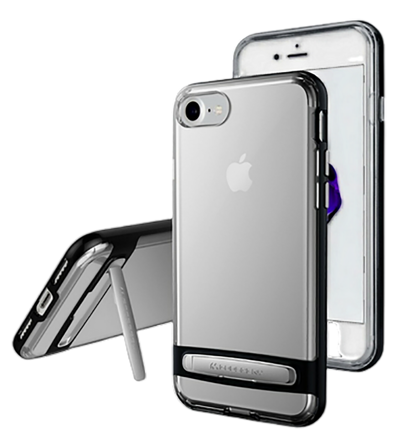 Goospery iPhone 6 Plus / 6s Plus Dream Bumper Stand ShockProof Θήκη Σιλικόνης - Black
