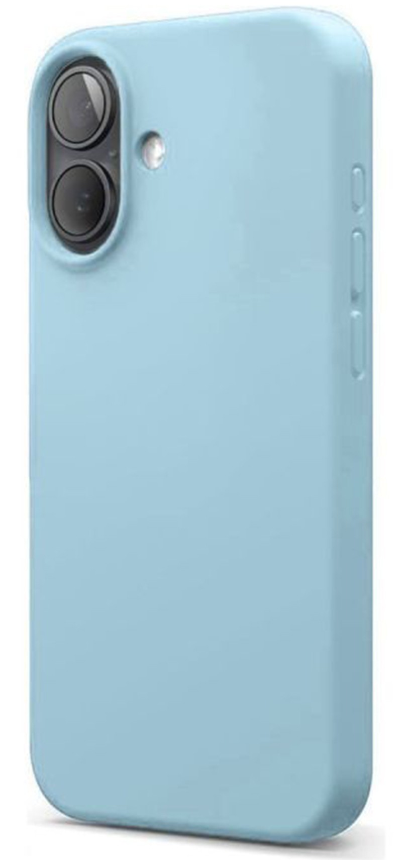 Forcell iPhone 16 Plus Soft Touch Θήκη Σιλικόνης - Light Blue