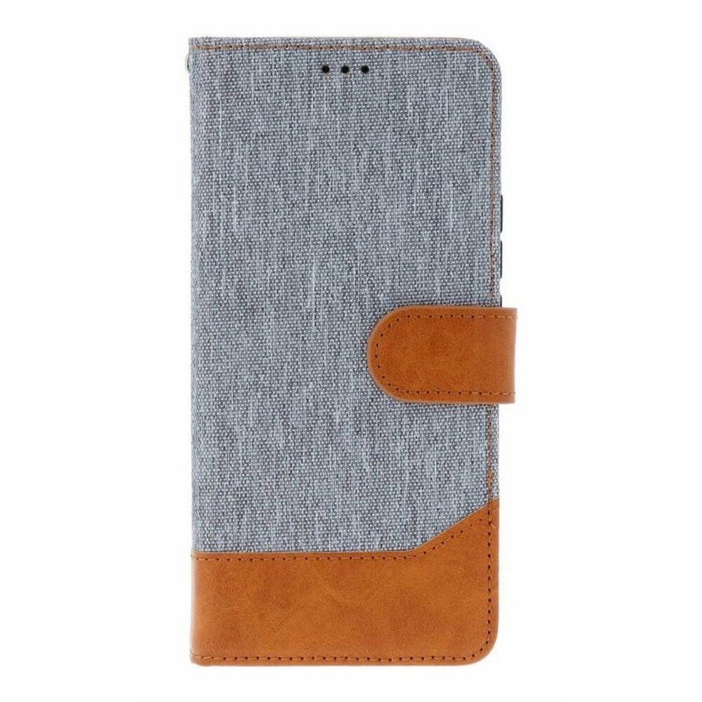 Tel1 Xiaomi Redmi 14C / Poco C75 Jeans Θήκη Βιβλίο - Grey