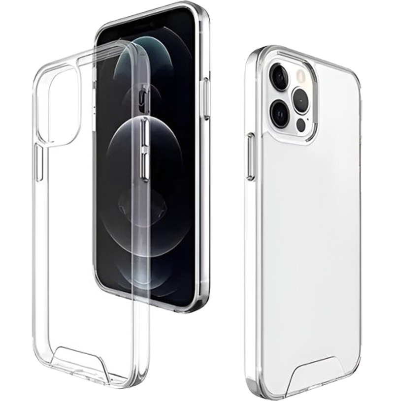 Forcell iPhone 13 Pro Crystal Big Hole Θήκη Σκληρή TPU - Διάφανη
