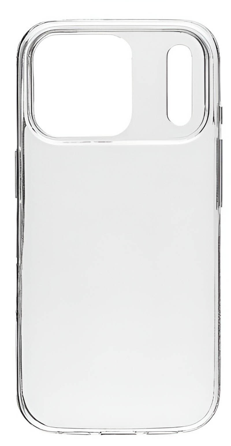 Forcell iPhone 17 Pro Max Θήκη Σιλικόνης TPU 1mm - Διάφανη