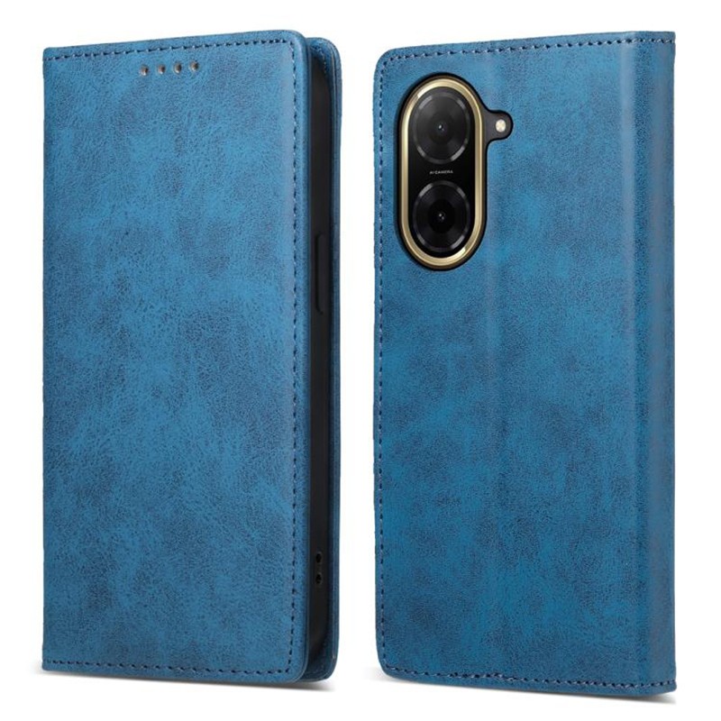 Τel1 Xiaomi Redmi A5 4G / Poco C71 Business Solid Color Magnetic RFID Θήκη Βιβλίο - Blue