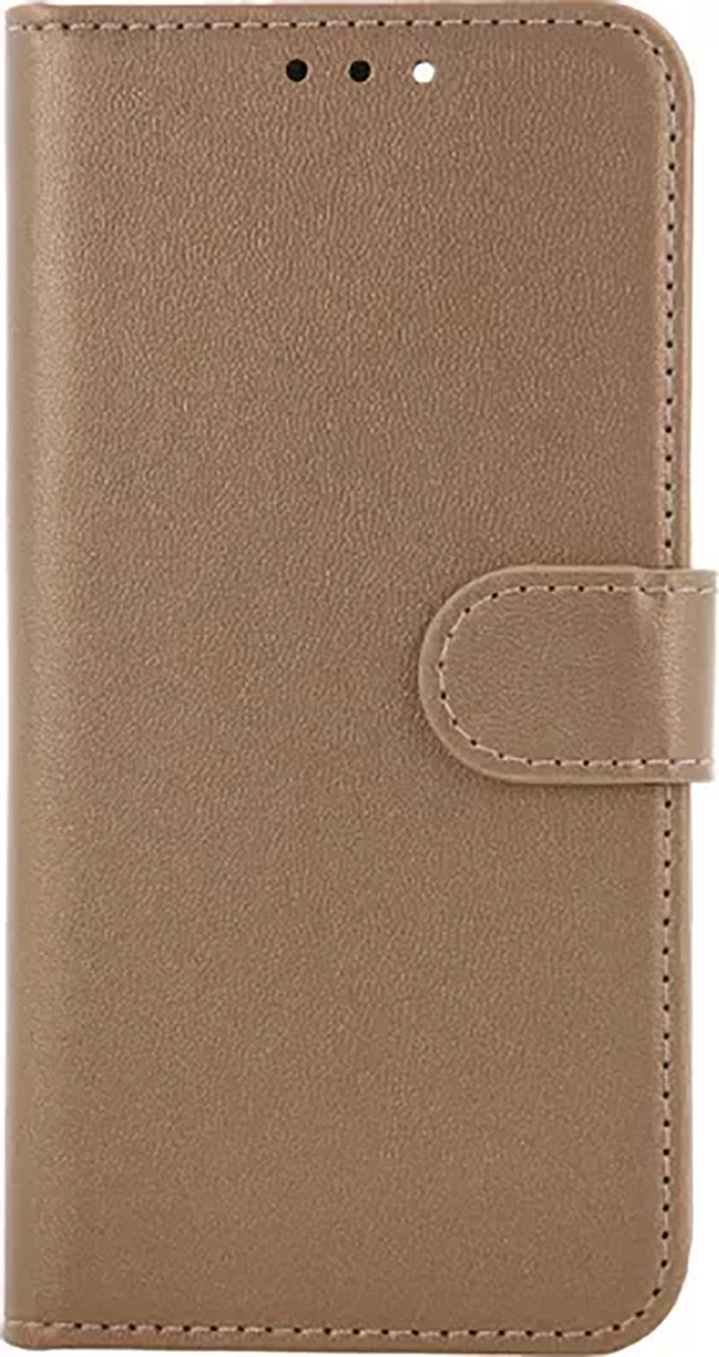 Tel1 Samsung Galaxy A12 / M12 Smart Classic Θήκη Βιβλίο - Gold