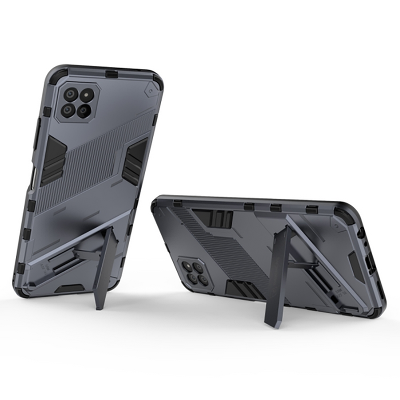 Forcell Samsung Galaxy A22 5G Punk Armor 2 in 1 Θήκη Σκληρή - Grey