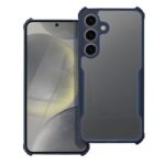 Forcell Samsung Galaxy S24 5G Anti-Drop Θήκη με Πλαίσιο Σιλικόνης Διάφανη - Blue