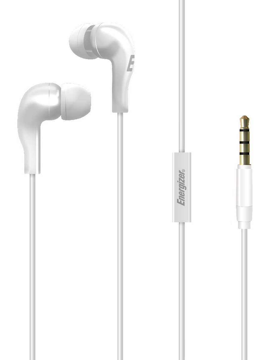 Energizer CIA5 In-ear Handsfree με Βύσμα 3.5mm Λευκά
