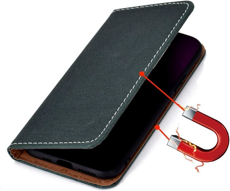 Tel1 Xiaomi Redmi Note 8 / Note 8 2021 Solid Color Magnetic Θήκη Βιβλίο - Black