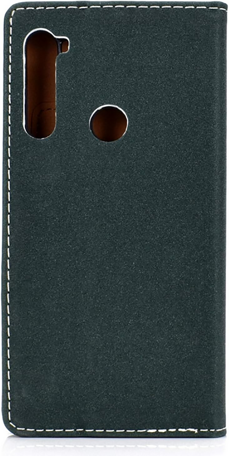 Tel1 Xiaomi Redmi Note 8 / Note 8 2021 Solid Color Magnetic Θήκη Βιβλίο - Black