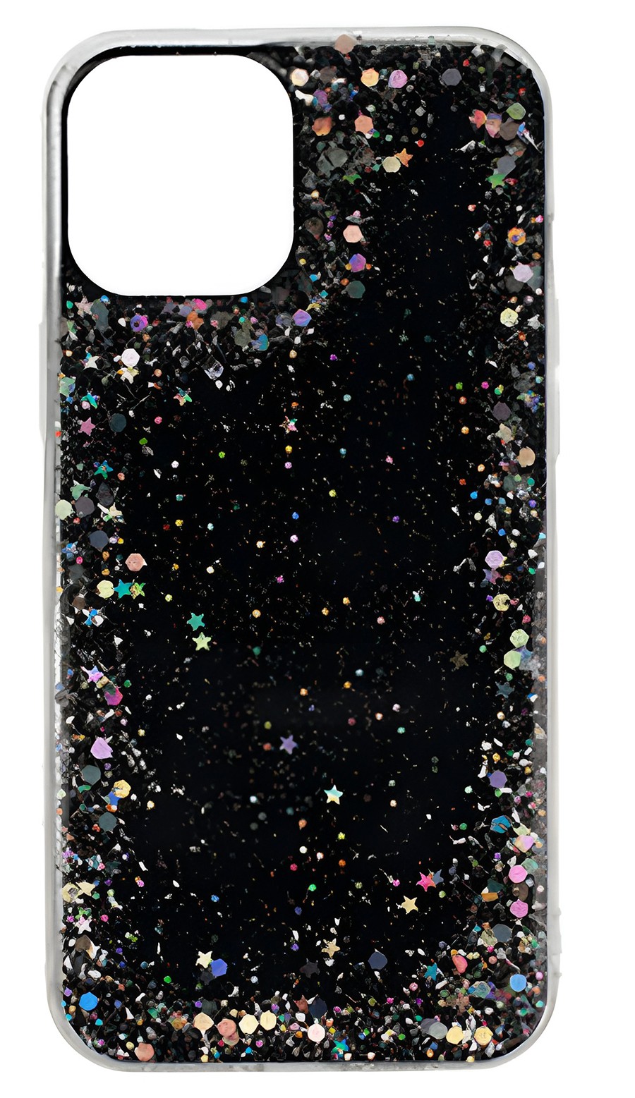 Forcell iPhone 11 Pro Brilliant Clear Θήκη Σιλικόνης - Black