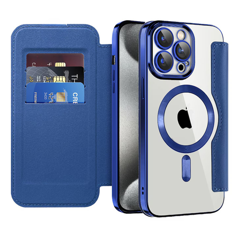 Tel1 iPhone 13 SmartMag Θήκη Βιβλίο - Dark Blue