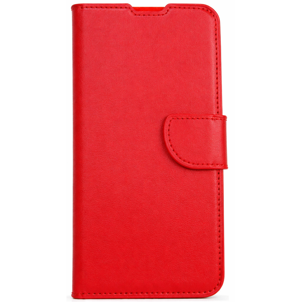 Tel1 Xiaomi Redmi 9A / 9AT Magnetic Closure Θήκη Βιβλίο - Red