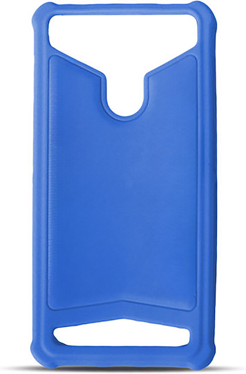 Universal Θήκη Σιλικόνης για Κινητά έως 5.0 - 5.5'' Case Blue