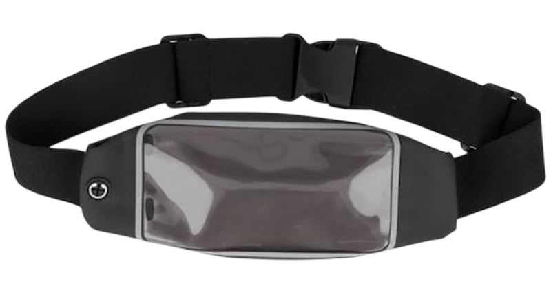Αδιάβροχη Θήκη Μέσης Universal έως 5.5" Waterproof Διαφανές - Μαύρο
