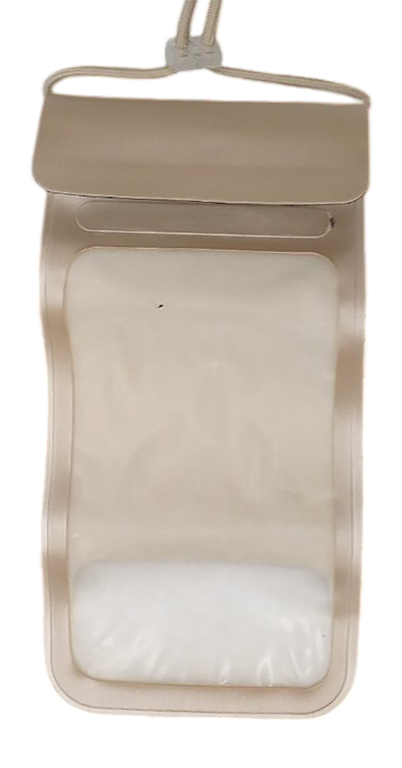 Αδιάβροχη Θήκη Universal έως 6.6" Waterproof Διαφανές - Μπεζ