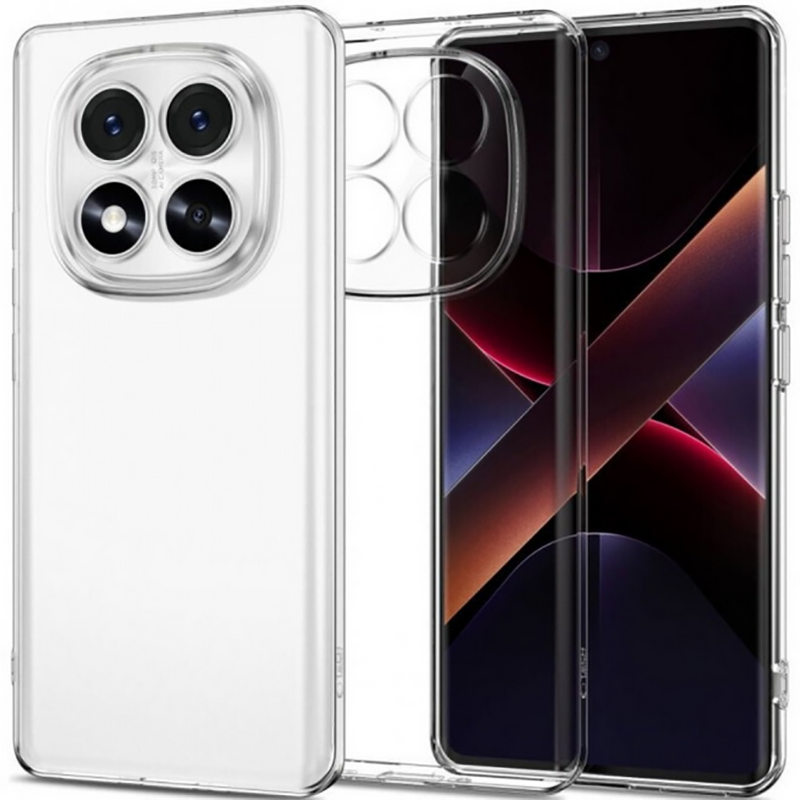 Techsuit Xiaomi Redmi Note 15 Pro 4G Clear Silicone Θήκη Σιλικόνης TPU - Διάφανη