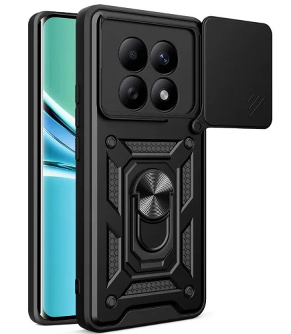 Techsuit Xiaomi Redmi Note 15 4G / 5G / Poco M8 Camshield Series Θήκη Σκληρή - Black