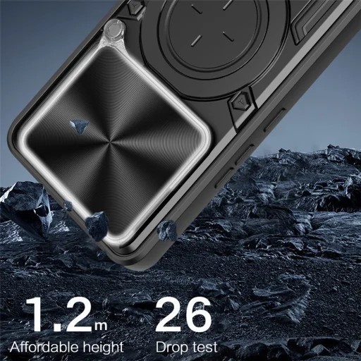 Techsuit Xiaomi Redmi Note 15 4G / 5G CamGuard Pro Θήκη Σκληρή - Black