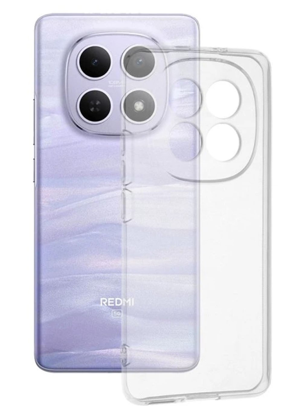 Techsuit Xiaomi Redmi Note 15 4G / 5G / Poco M8 5G Clear Θήκη Σιλικόνης TPU - Διάφανη