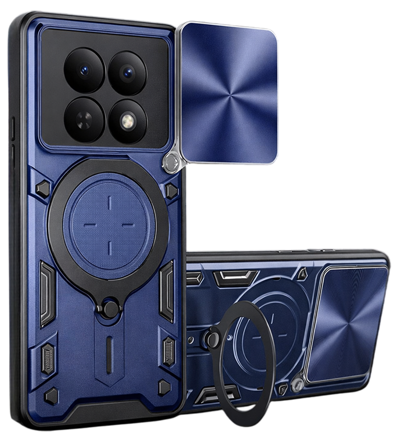 Techsuit Xiaomi Redmi Note 15 4G / 5G CamGuard Pro Θήκη Σκληρή - Blue