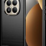 Techsuit Xiaomi Redmi Note 15 Pro Plus 5G / Poco M8 Pro Carbon Θήκη Σιλικόνης - Black
