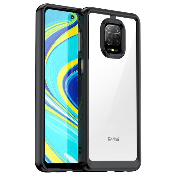 Forcell Xiaomi Redmi Note 9S / 9 Pro / 9 Pro Max Real Shockproof Θήκη με Πλαίσιο Σιλικόνης Διάφανη - Blue