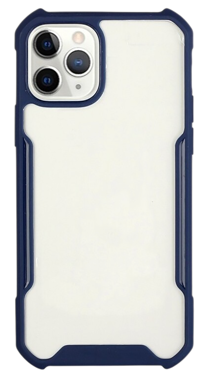 Forcell Xiaomi Redmi Note 9S / 9 Pro / 9 Pro Max Real Shockproof Θήκη με Πλαίσιο Σιλικόνης Διάφανη - Blue