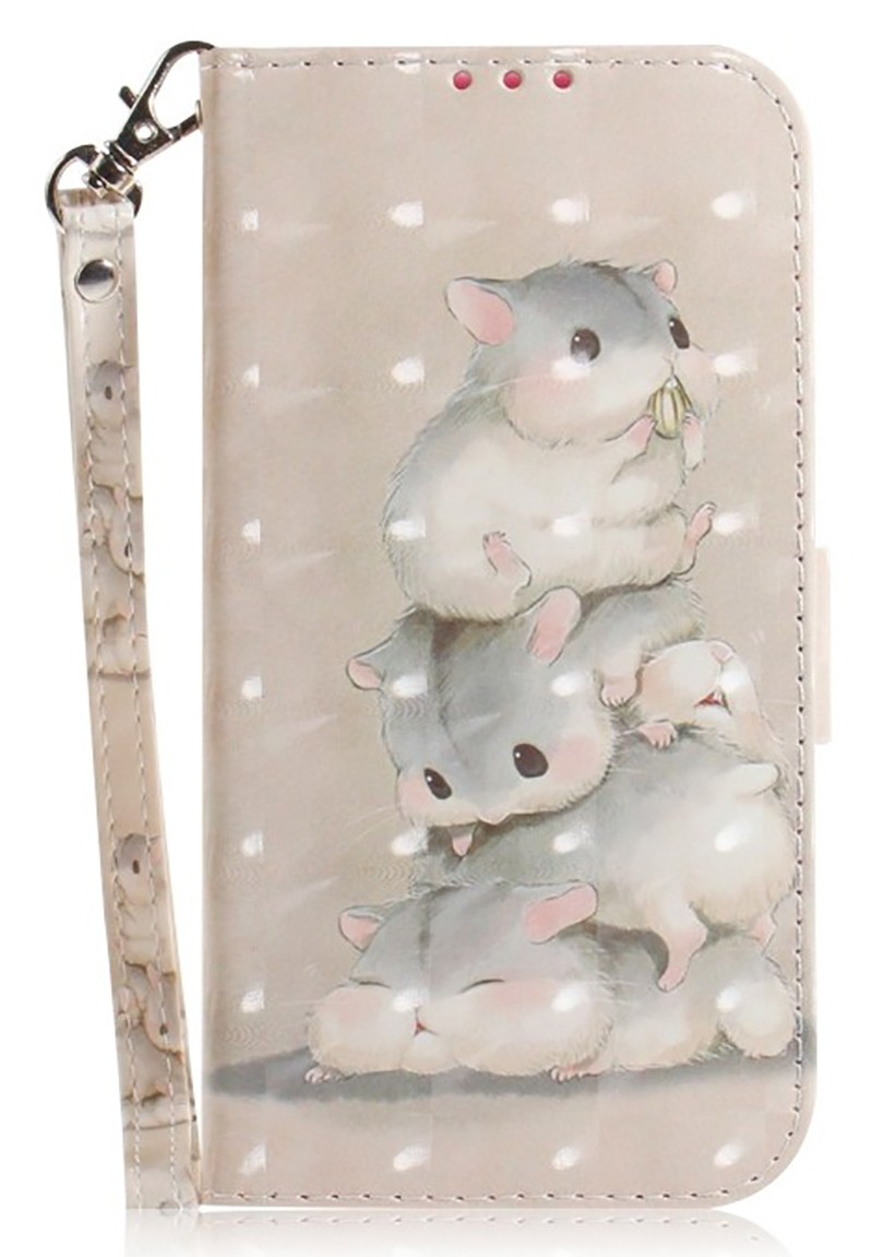 Tel1 Xiaomi Redmi Note 8T 3D Painted Θήκη Βιβλίο με Σχέδιο