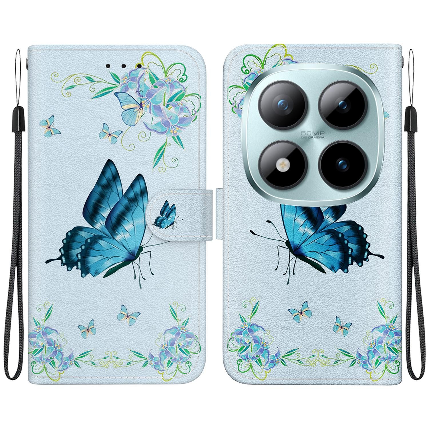 Xiaomi Redmi Note 15 4G / 5G / Poco M8 5G Crystal Texture Colored Leather Drawing-Θήκη Βιβλίο