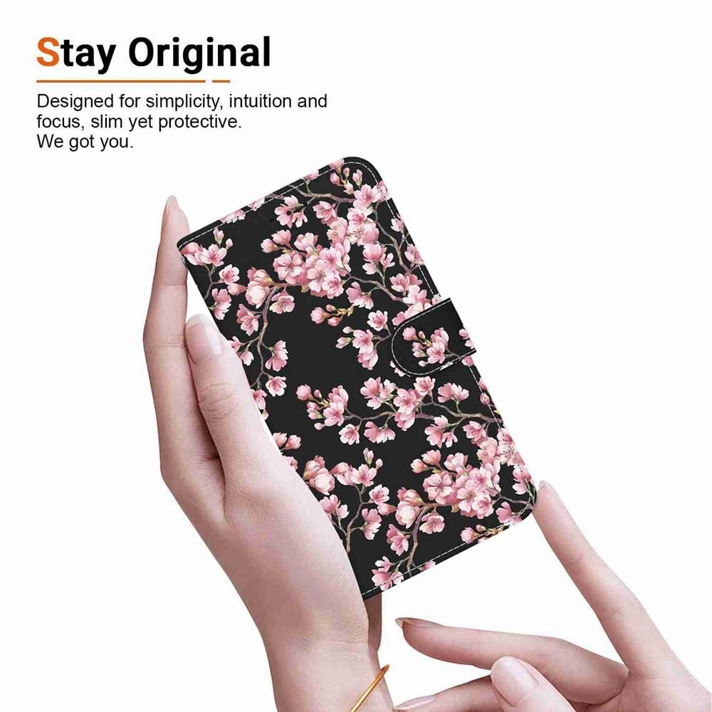 Xiaomi Redmi Note 15 Pro 5G Crystal Texture Colored Leather Plum Bossom Drawing-Θήκη Βιβλίο