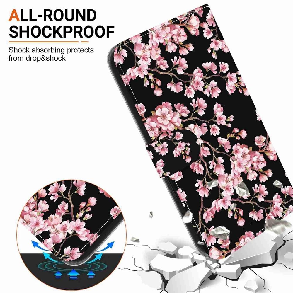Xiaomi Redmi Note 15 Pro 5G Crystal Texture Colored Leather Plum Bossom Drawing-Θήκη Βιβλίο