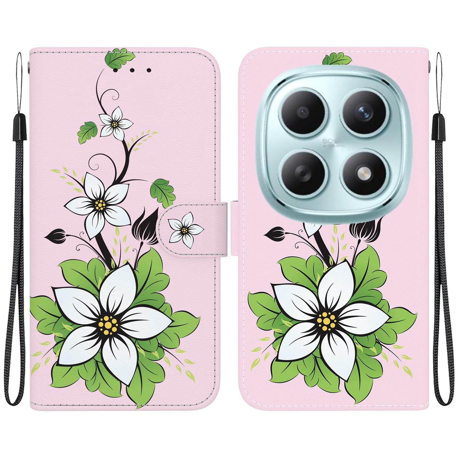Xiaomi Redmi Note 15 4G / 5G / Poco M8 5G Crystal Texture Colored Leather Drawing-Θήκη Βιβλίο