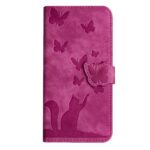 Xiaomi Redmi Note 15 4G / 5G Butterfly Cat Embossing Flip Leather Pink-Θήκη Βιβλίο