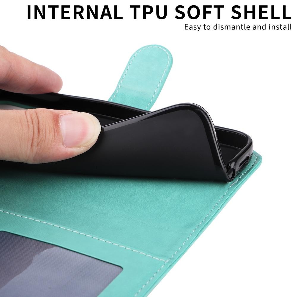 Xiaomi Redmi Note 15 Pro 4G Embossed Sunflower Leather Green-Θήκη Βιβλίο