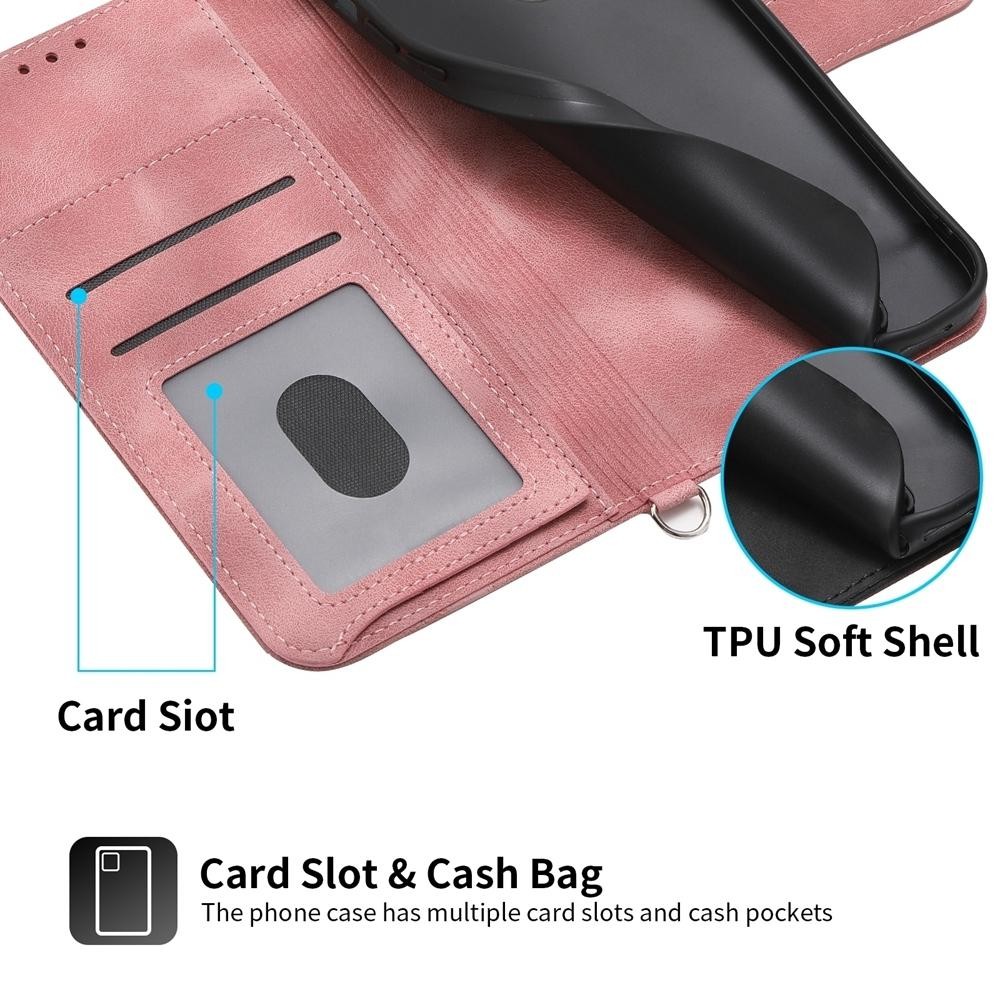 Xiaomi Redmi Note 15 Pro 4G Skin Feel Flowers Embossed Wallet Leather Pink-Θήκη Βιβλίο
