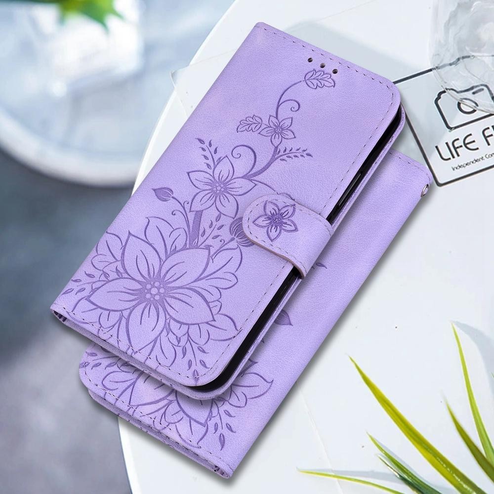 Xiaomi Redmi Note 15 4G / 5G /Poco M8 5G Lily Embossed Leather Purple-Θήκη Βιβλίο
