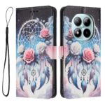 Xiaomi Redmi Note 15 Pro 4G Color Pattern Leather Flower Wind Chime Drawing-Θήκη Βιβλίο