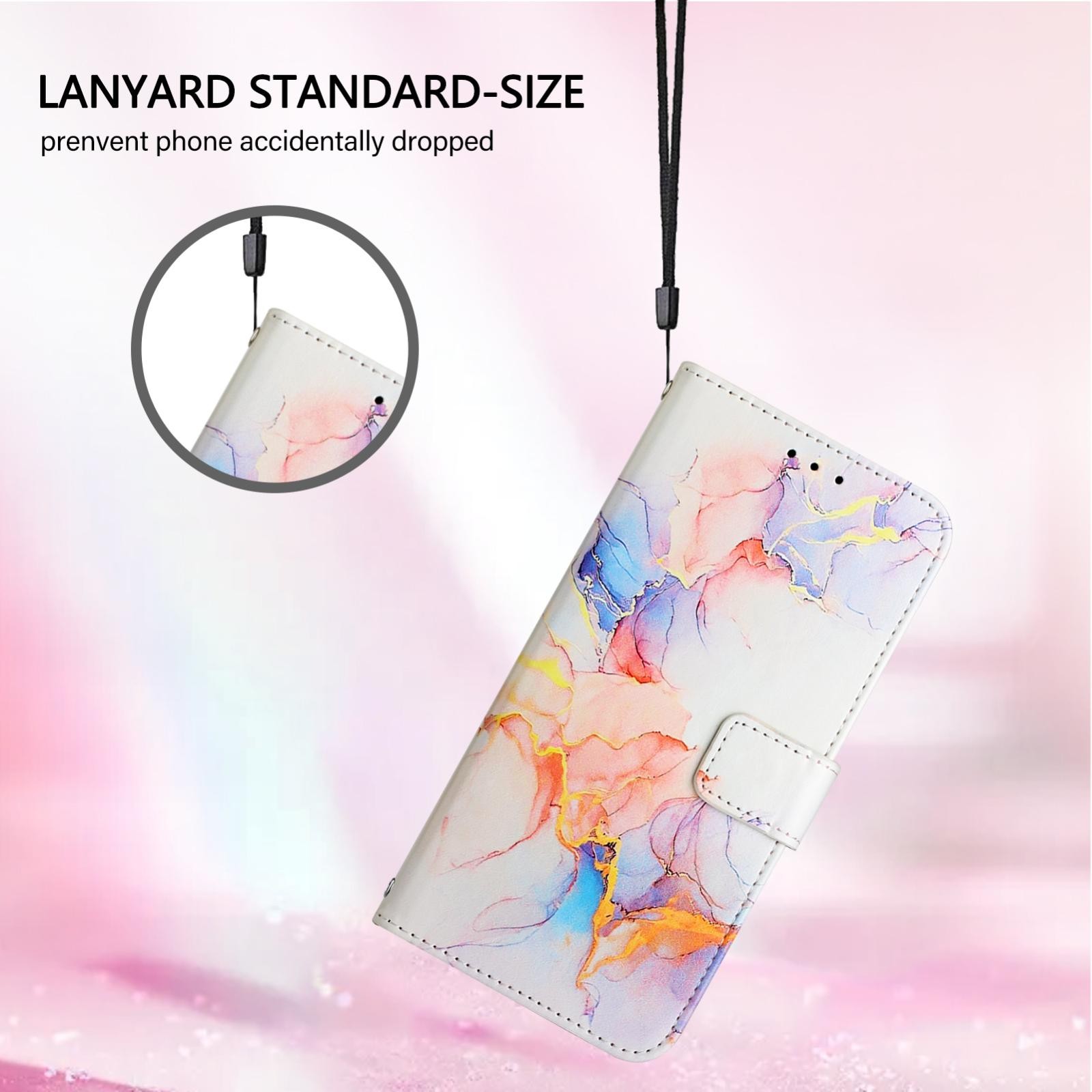 Xiaomi Redmi Note 15 Pro 5G PT003 Marble Pattern Flip Leather Galaxy Marble White-Θήκη Βιβλίο