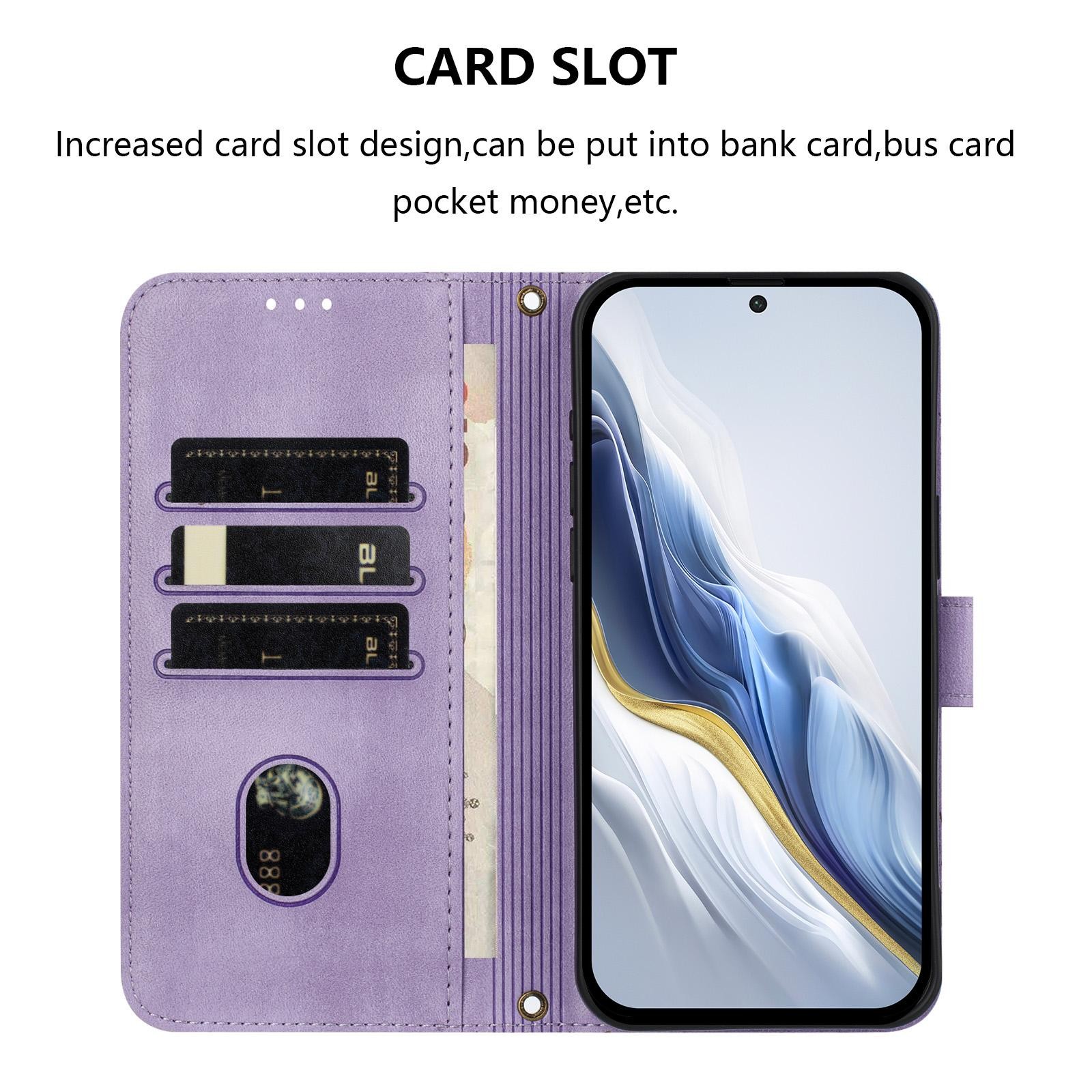 Xiaomi Redmi Note 15 Pro+ 5G /Poco M8 Pro 5G Line Splicing Buckle Retro Leather Purple-Θήκη Βιβλίο