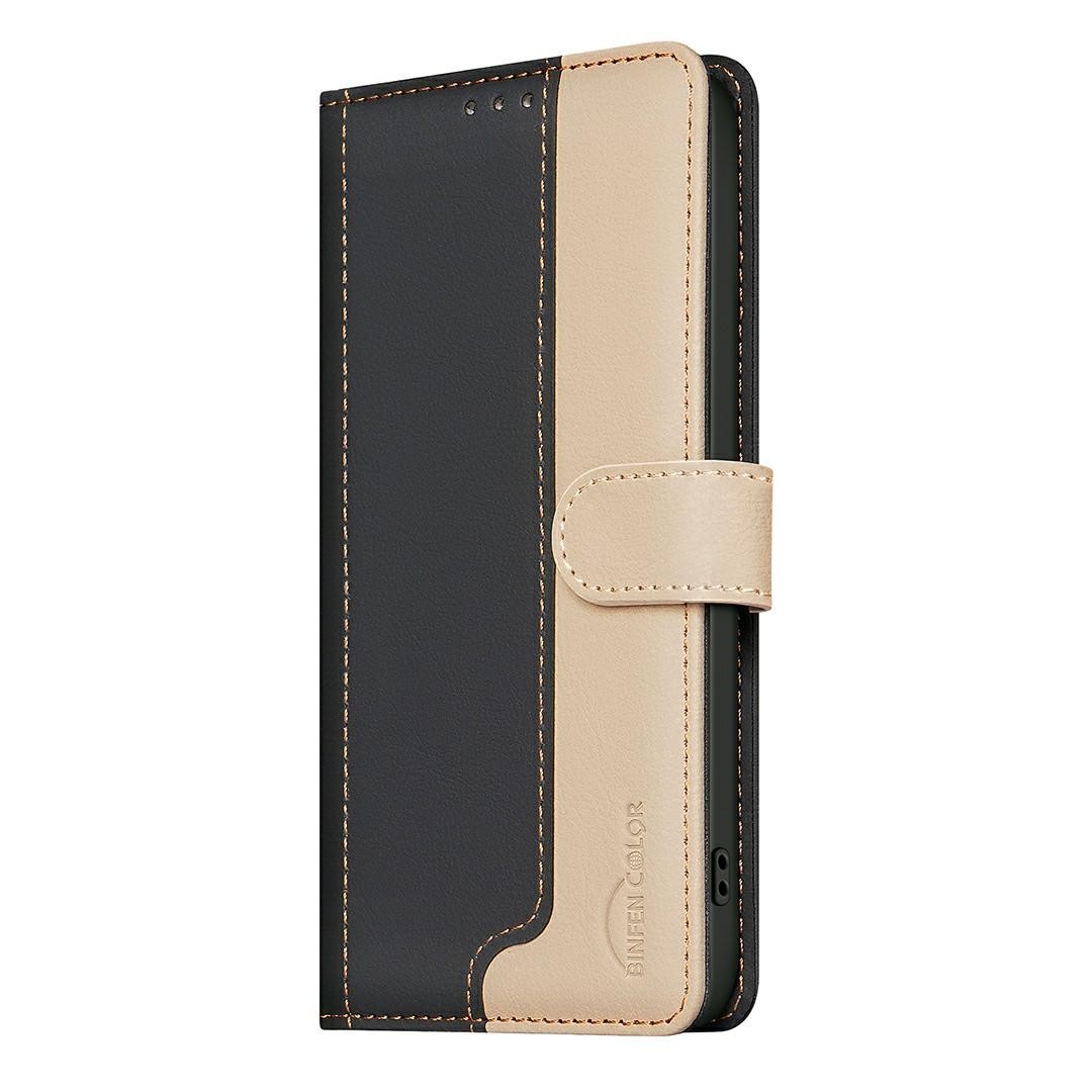 Binfen Xiaomi Redmi Note 15 Pro 4G Color Matching RFID Anti-theft Leather Black