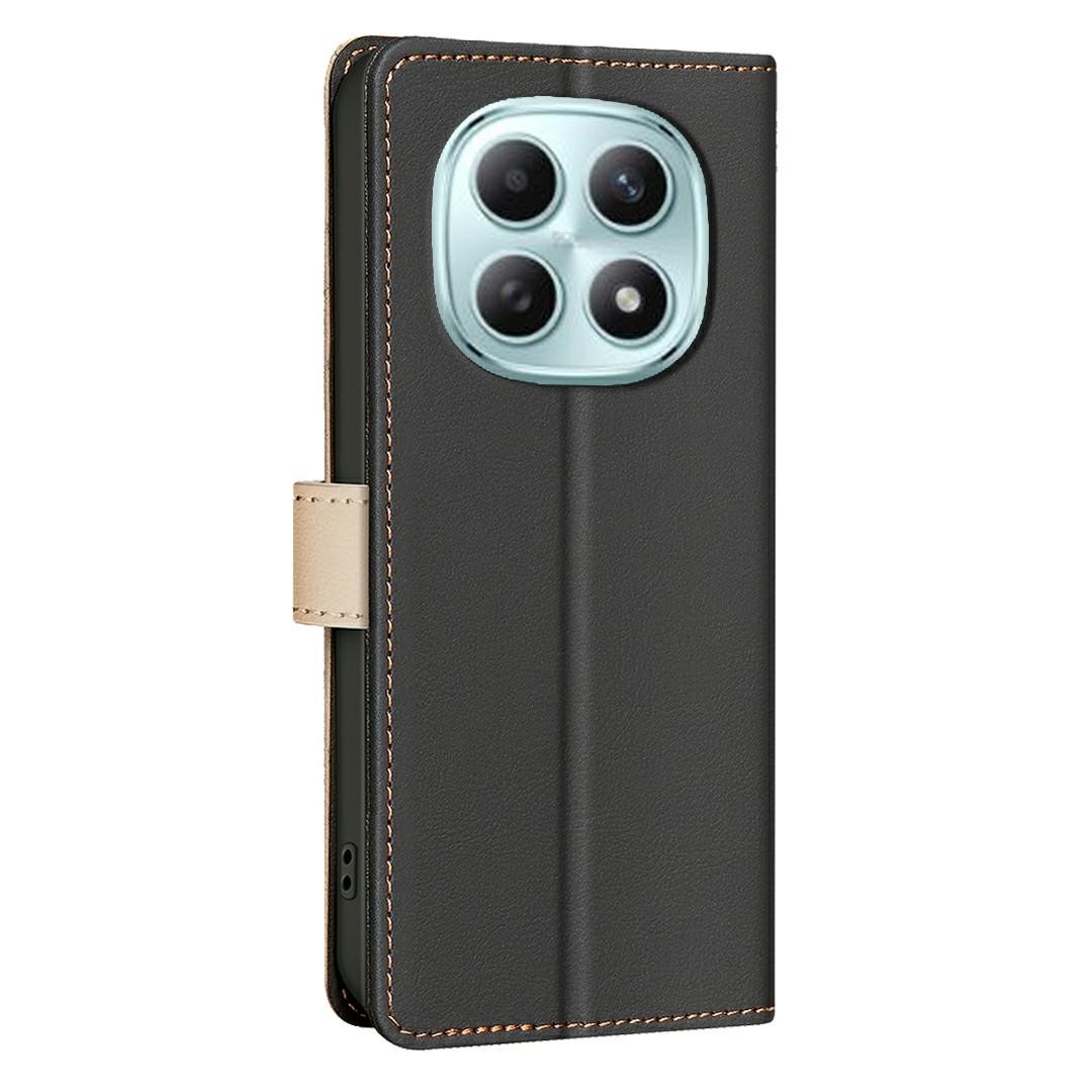 Binfen Xiaomi Redmi Note 15 Pro 4G Color Matching RFID Anti-theft Leather Black