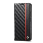 Lc.Imeeke XiaomiRedmi Note 15 Pro+ 5G Carbon Fiber Leather Vertical Black-Θήκη Βιβλίο