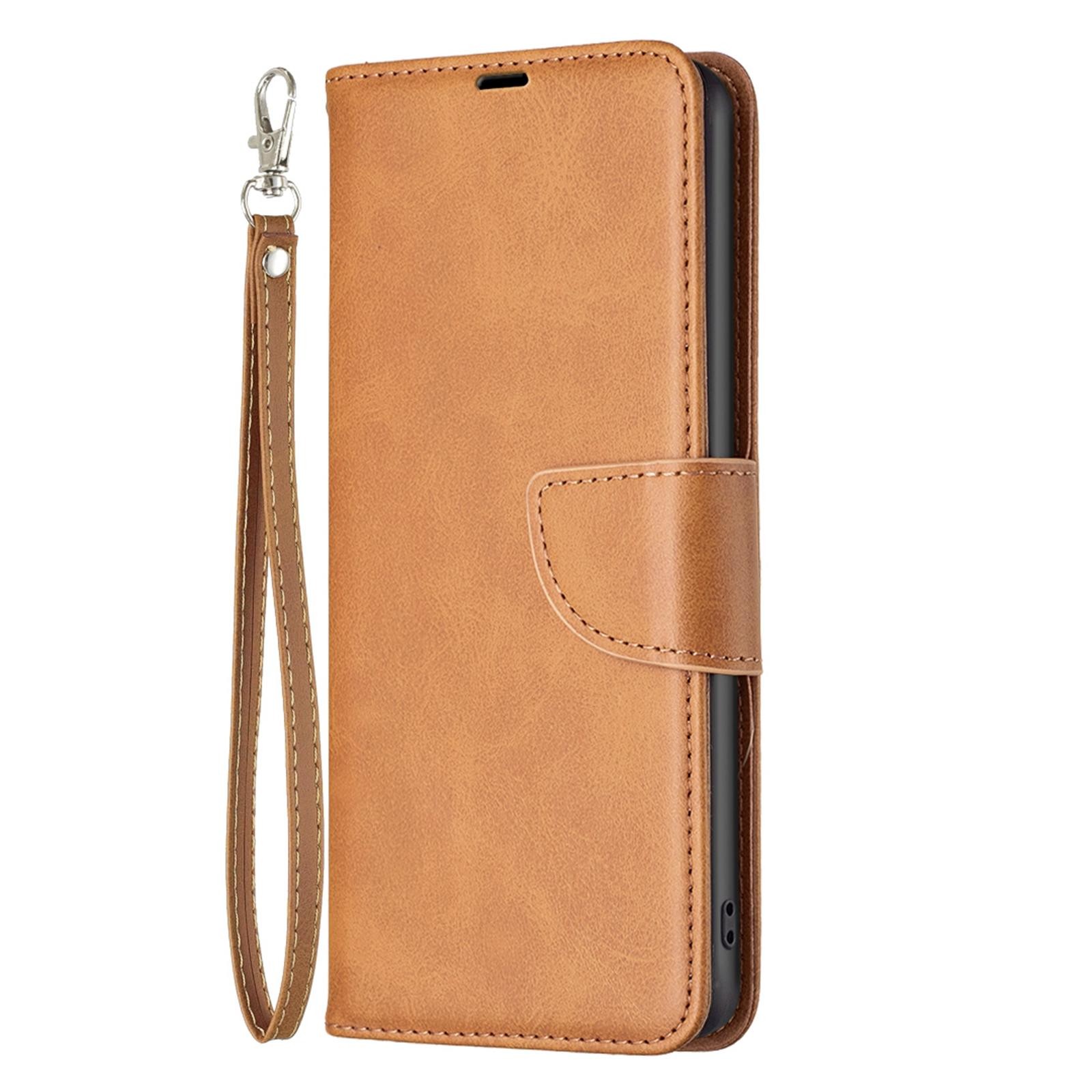 Binfen Xiaomi Redmi Note 15 5G Lambskin Texture Pure Color Flip Leather Yellow-Θήκη Βιβλίο
