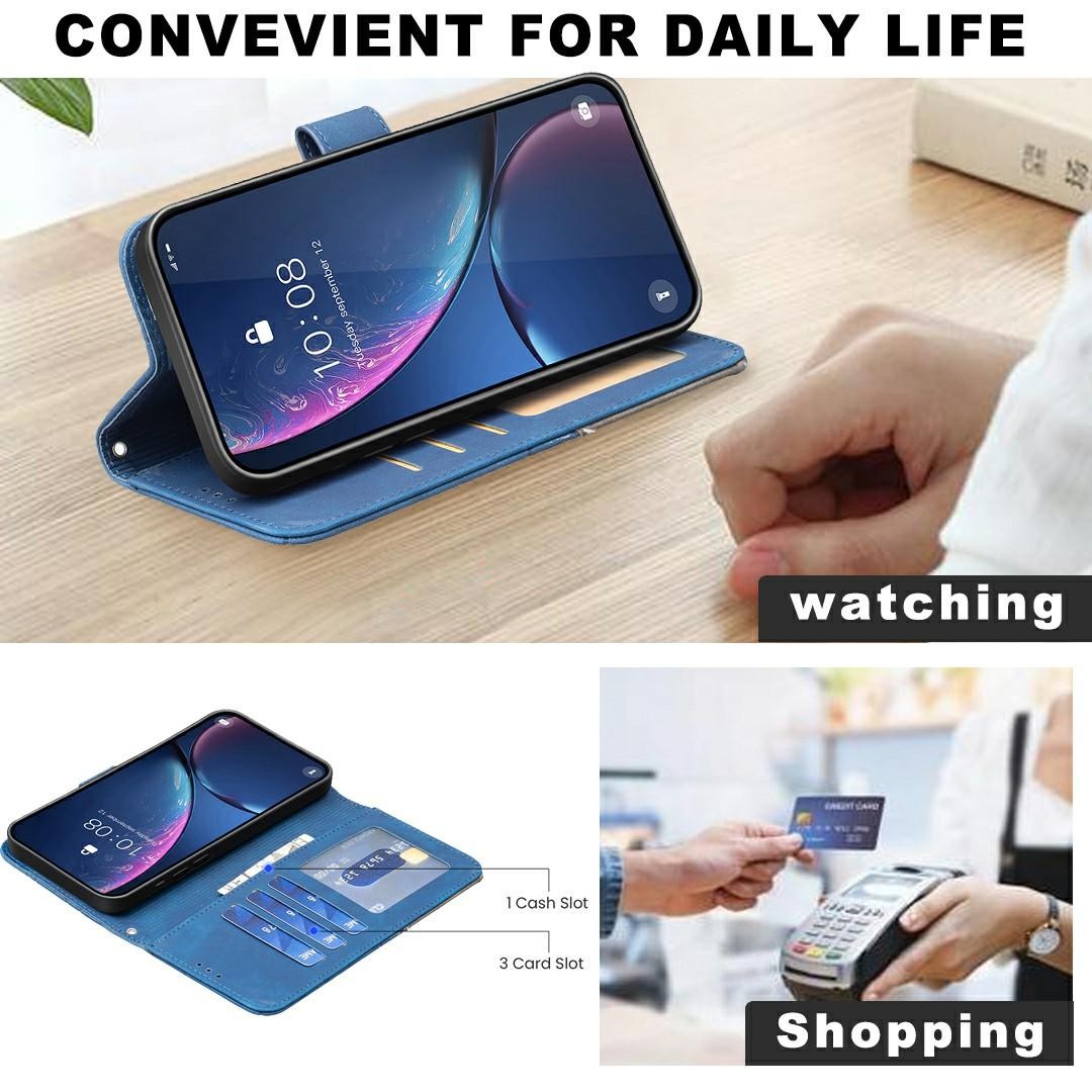 Binfen Xiaomi Redmi Note 15 Pro 4G Magnetic Buckle Rhombus Texture Leather Blue-Θήκη Βιβλίο
